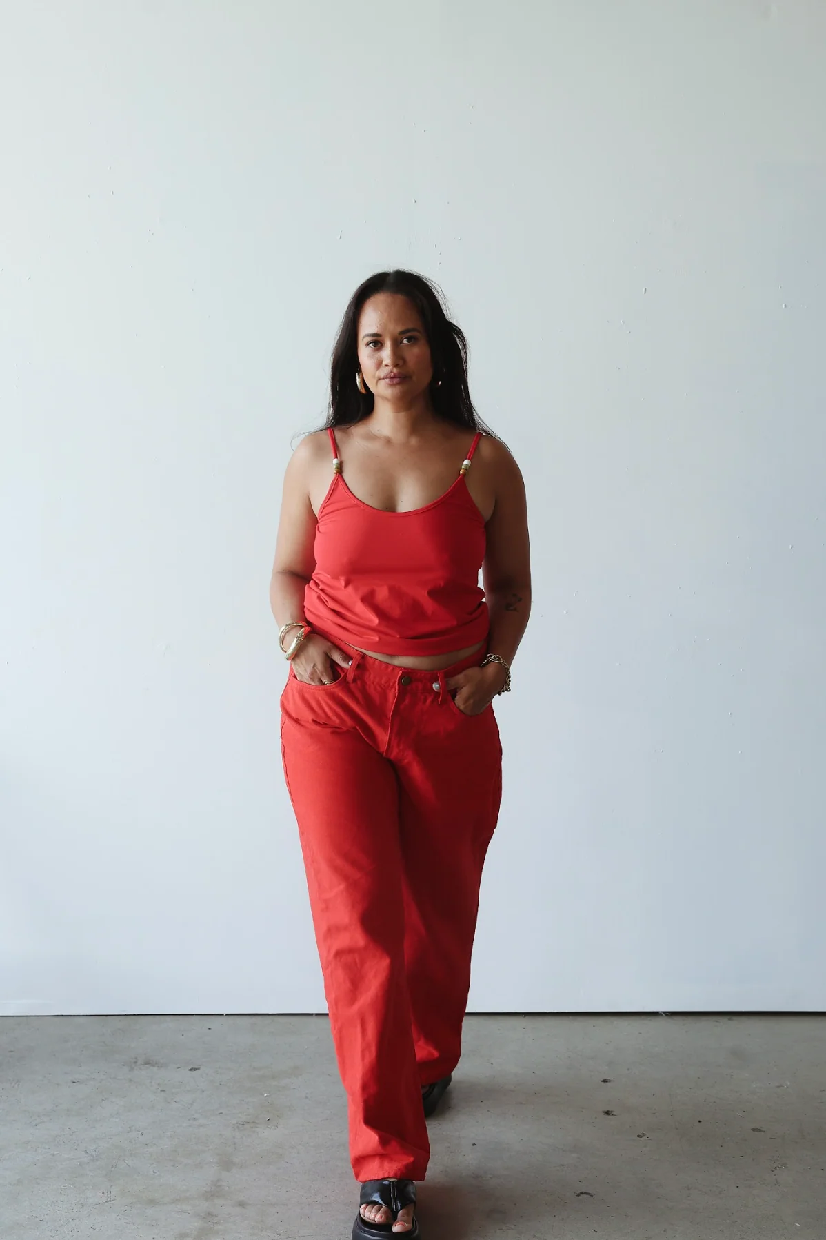 Bead tank - tomato red - Image 5