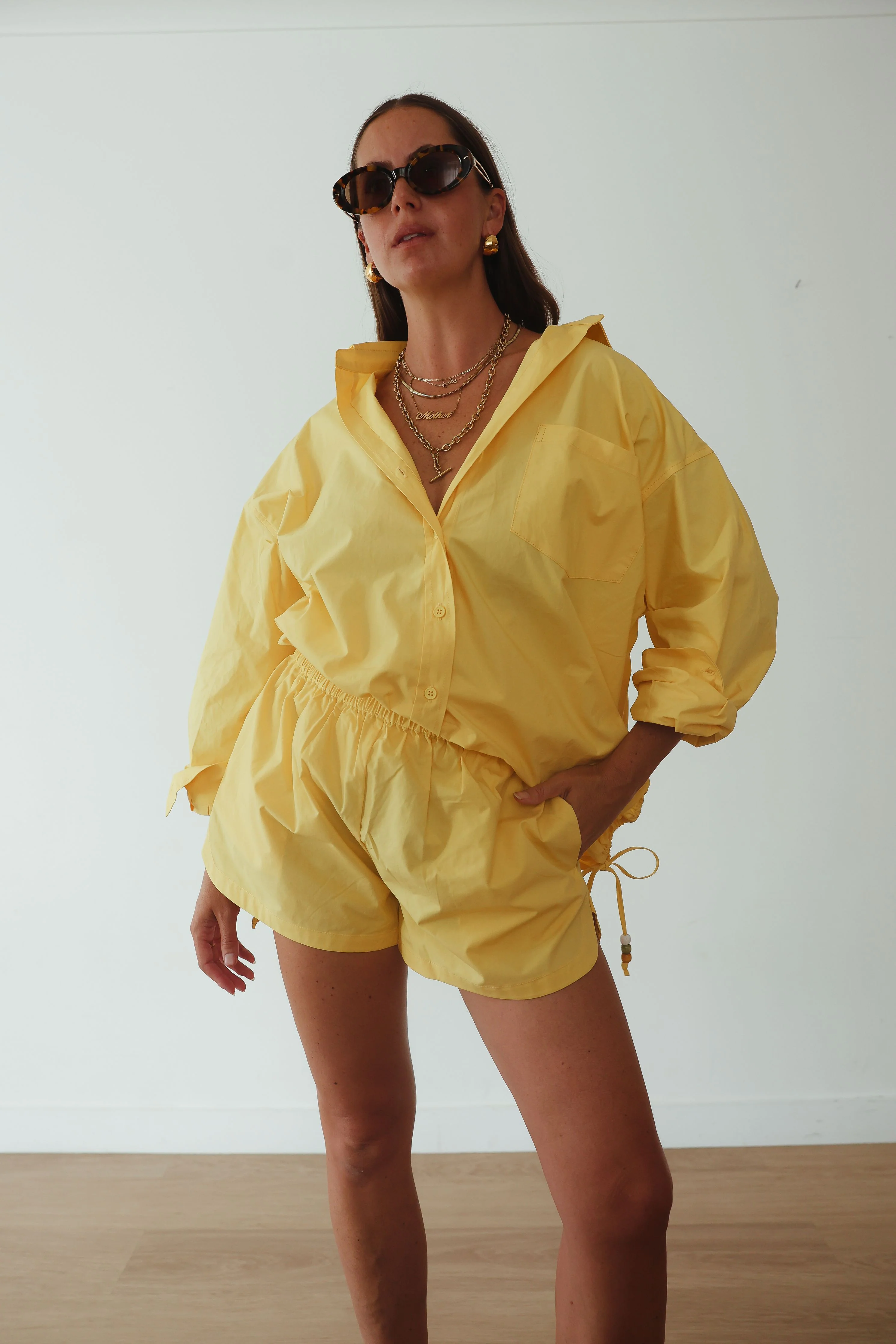 Celine shirt - golden yellow - Image 3