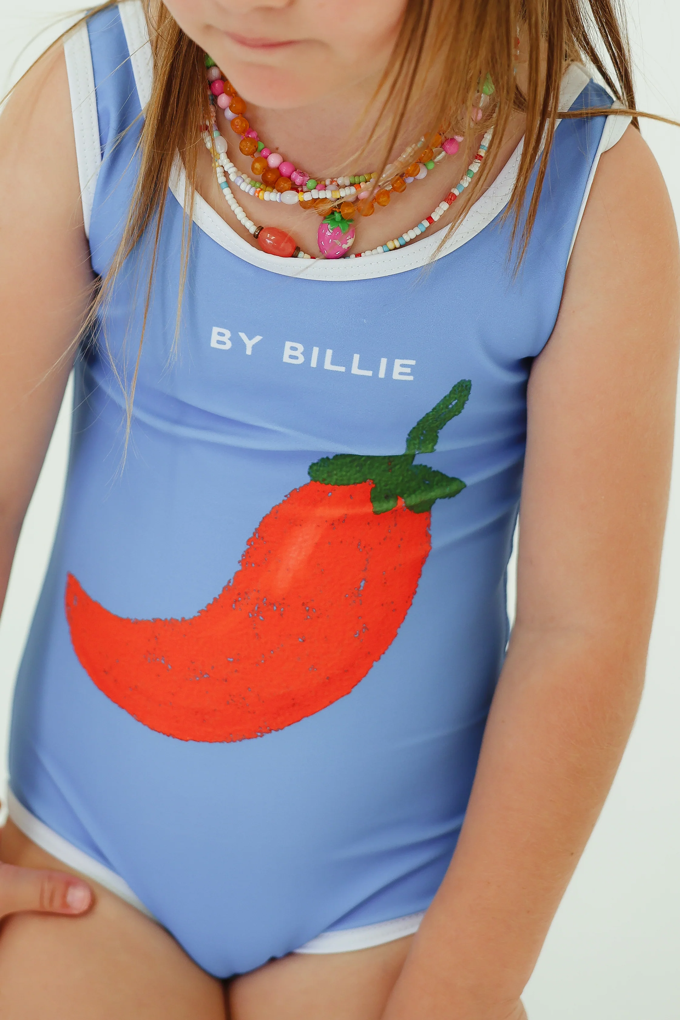 Mini full piece swim - chilli - Image 4