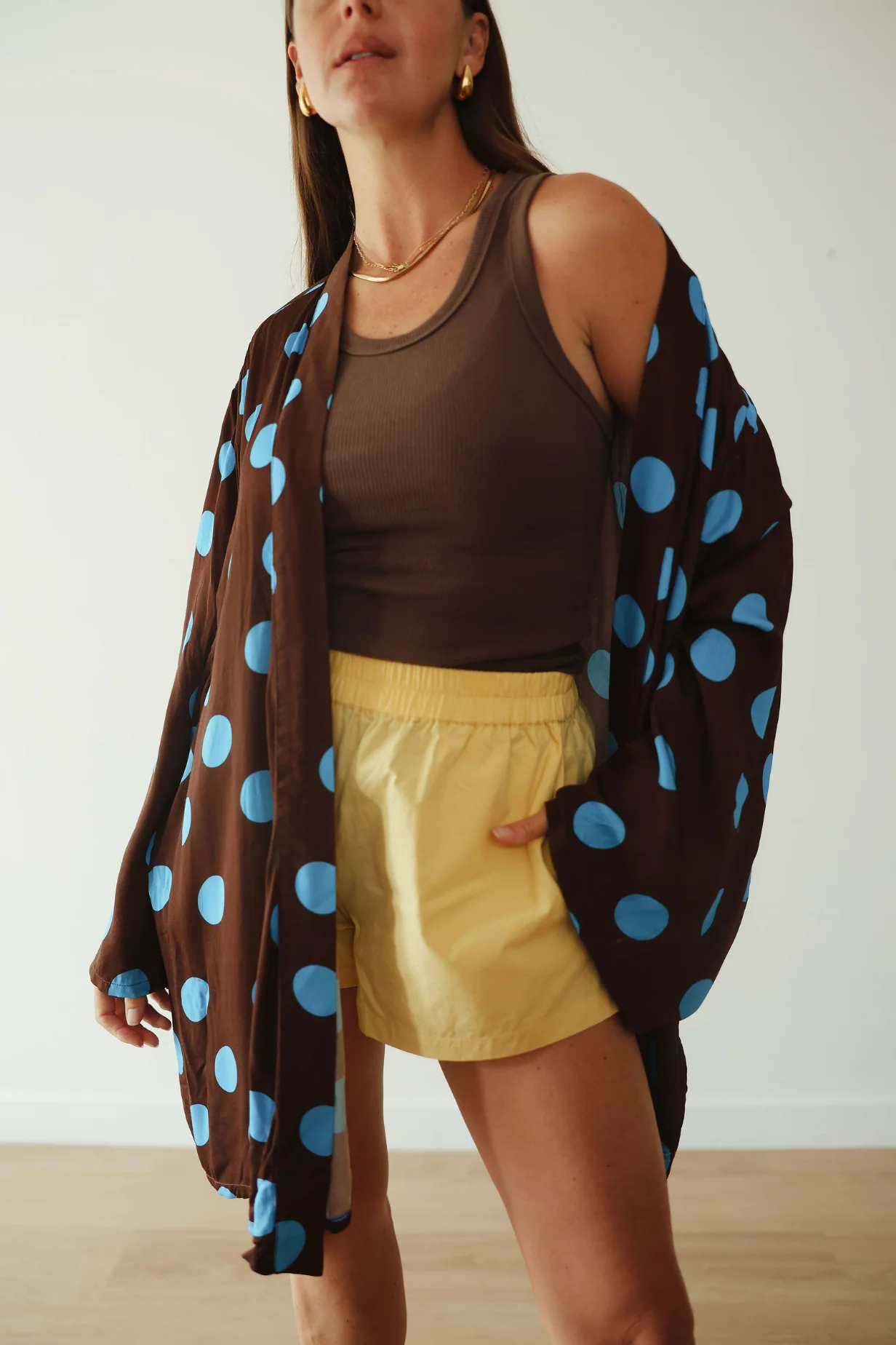 Chloe cotton short - golden yellow - Image 7