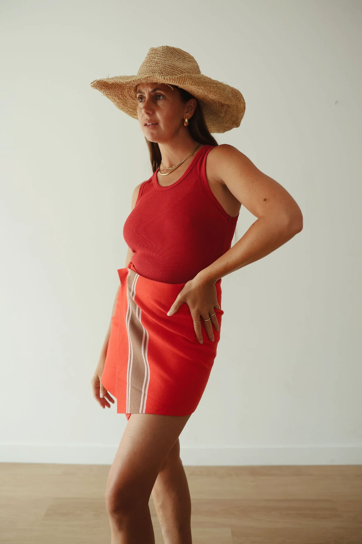 Rib tank - red - Image 3