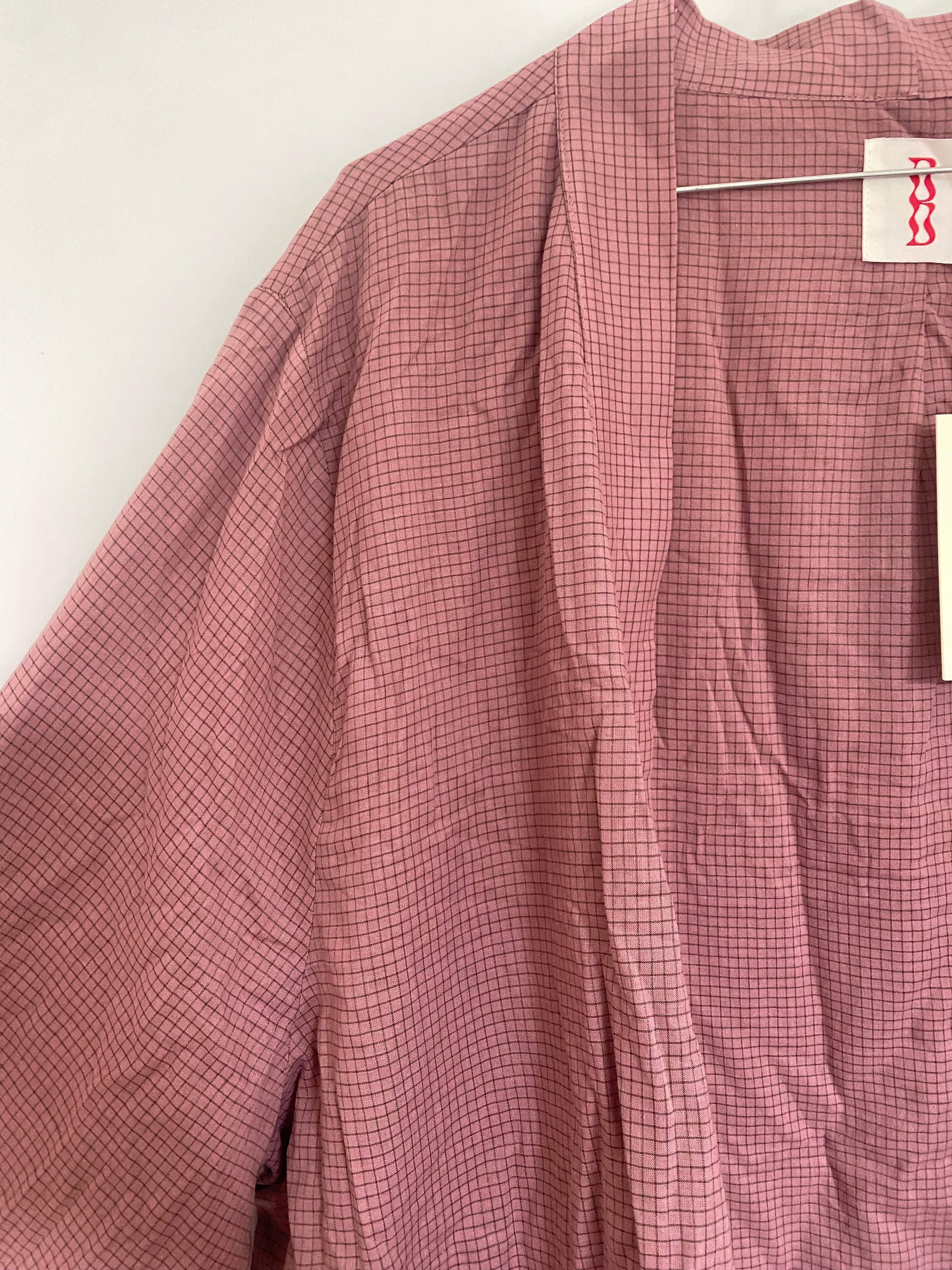Luella cotton kimono - pink check - MARKETPLACE - Image 5