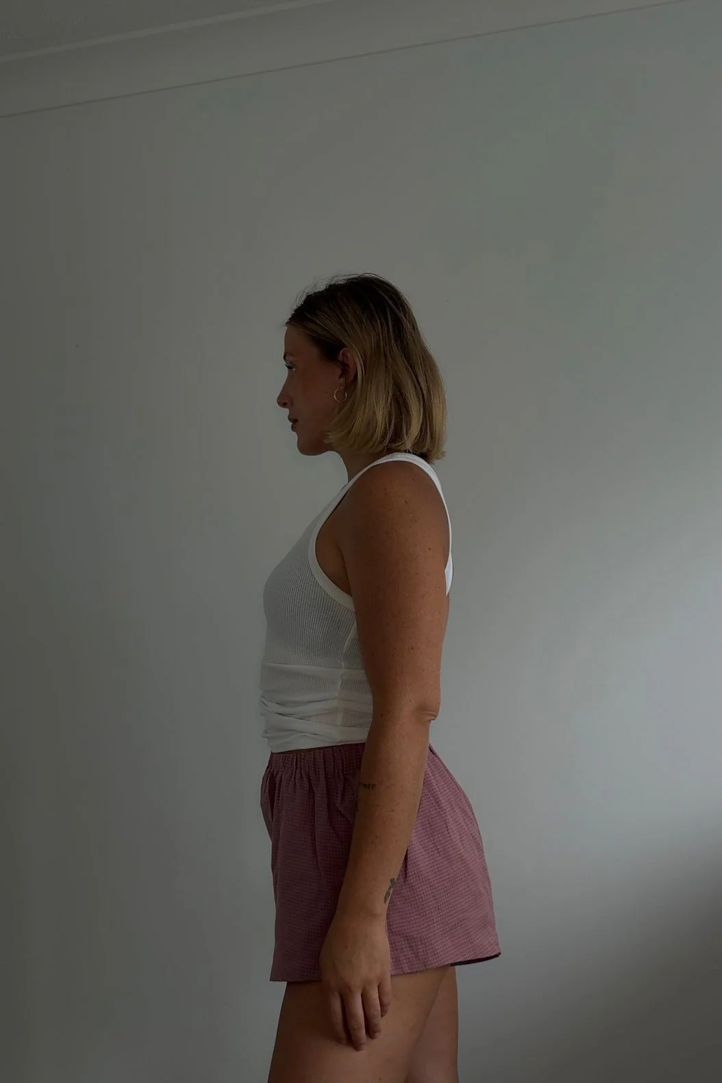 Minnie short - pink check - Image 4