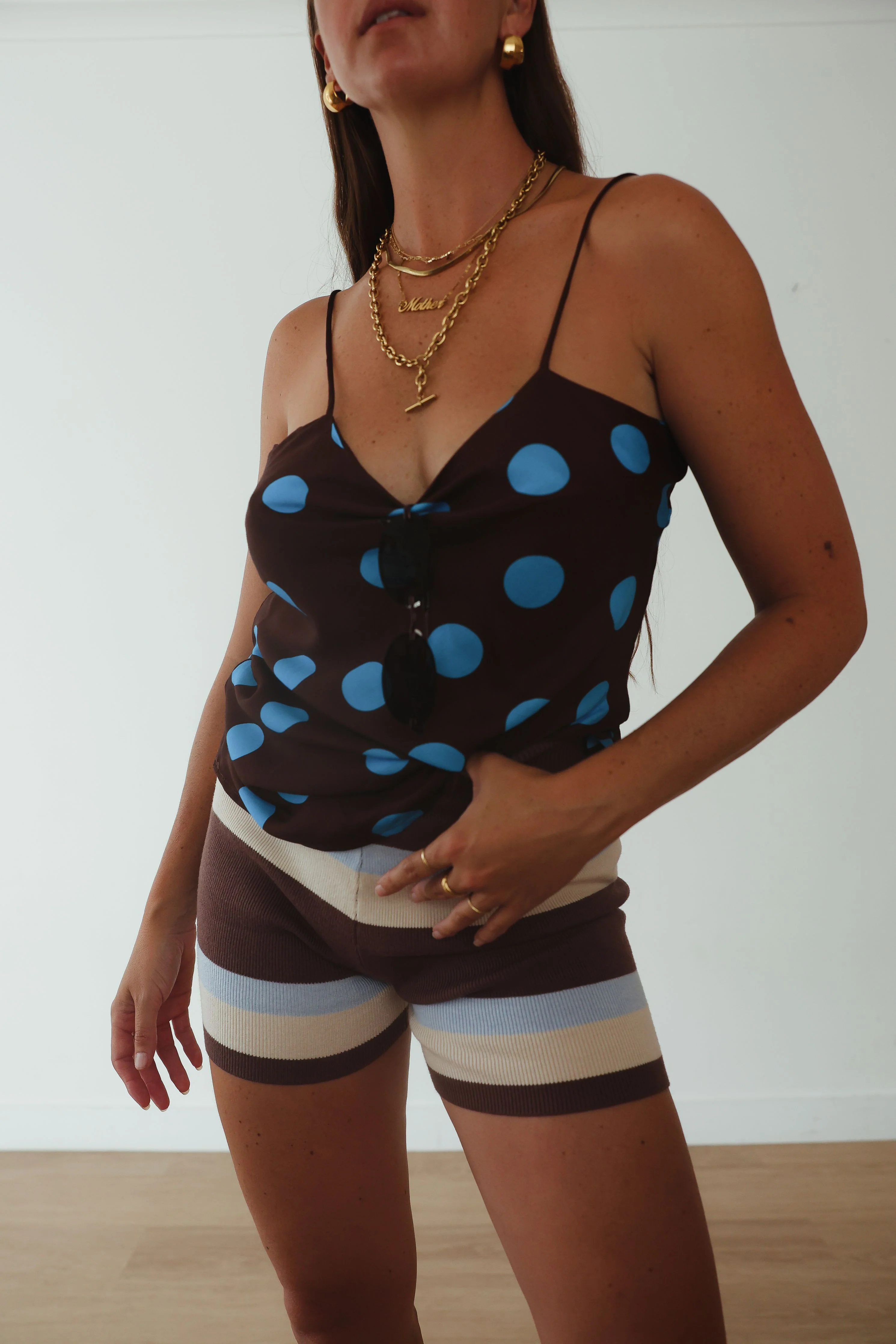 Thelma cami - polka dot